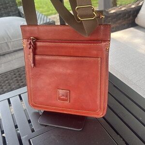 Dooney & Bourke Red Leather Crossbody Bag
